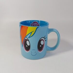 My Little‎ Pony Rainbow Dash Coffee Mug 2014 Hasbro Blue - Preowned